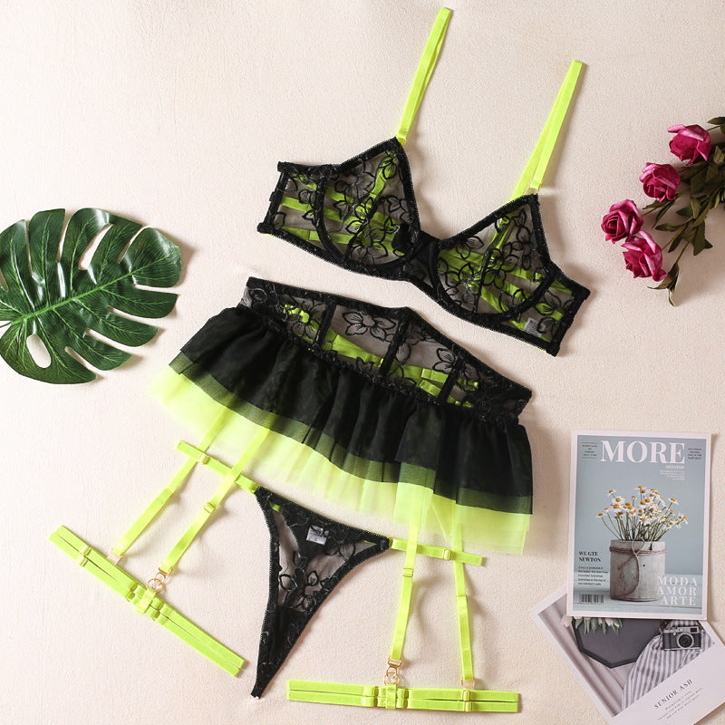 Mona Vert Lingerie Sett