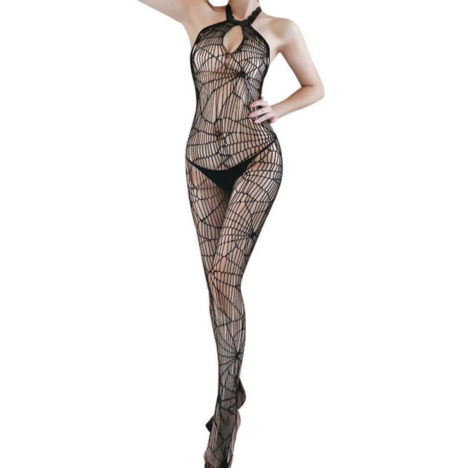 Xena Fishnet Jumpsuit
